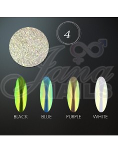 MISHITI Pigments de résine Aurora Brillants 6 Couleurs Pigments nacrés en résine de Diamant polarisé 