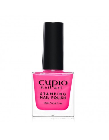 Cupio Stamping Nail Polish - Neon Pink 10ML