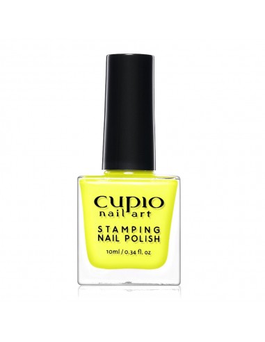 Cupio Stamping Nail Polish - Neon Yellow 10ML
